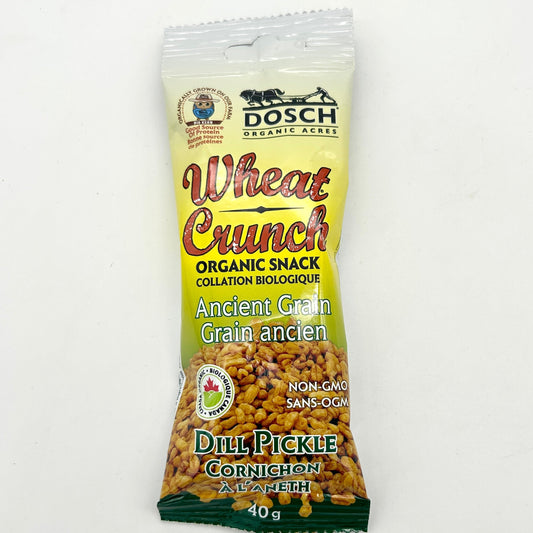 Dosch Wheat Crunch Dill Pickle 40g – Case of 12