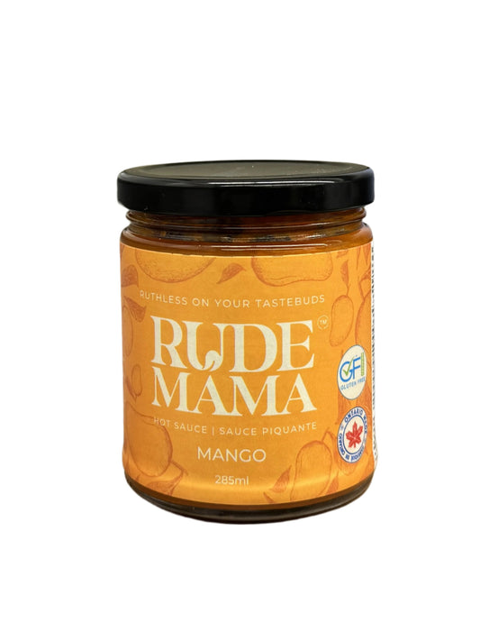 Rude Mama Hot Sauce Mango 285ml – Case of 6