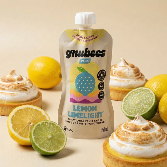 Gnubees Plus, Lemon Limelight 250mL – Case of 6