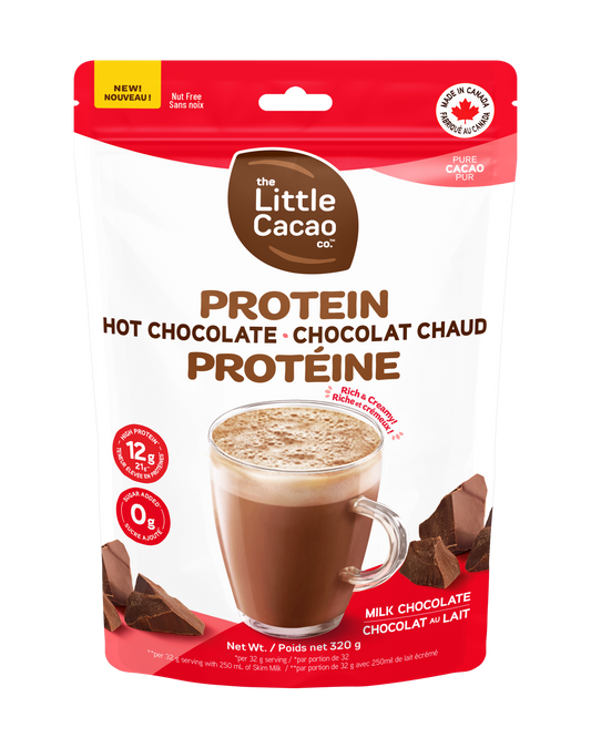 Little Cacao Protein Hot Choc Milk Chocolate 320g – Case of 6
