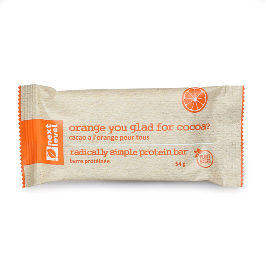 Next Level Protein Bar, Orange Cocoa 54g – Case of 12