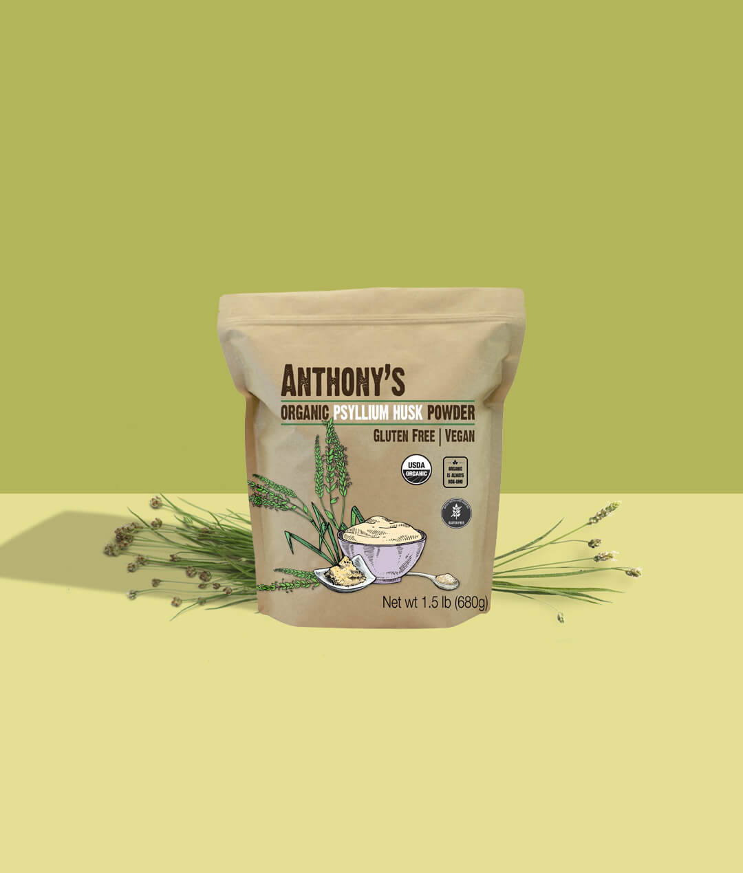Anthonys Psyllium Husk Powder 680g – Case of 10