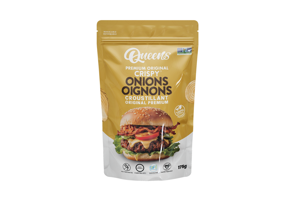 Queens Premium Original Crispy Onions 175g – Case of 12
