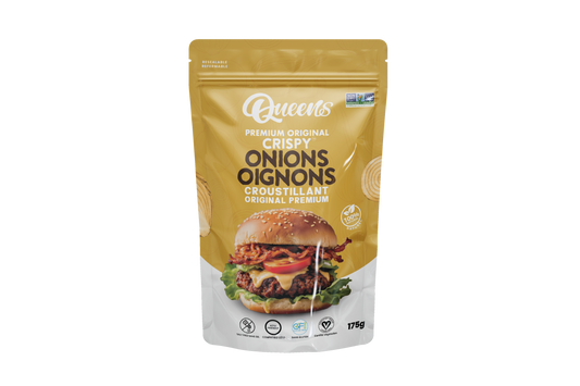 Queens Premium Original Crispy Onions 175g – Case of 12