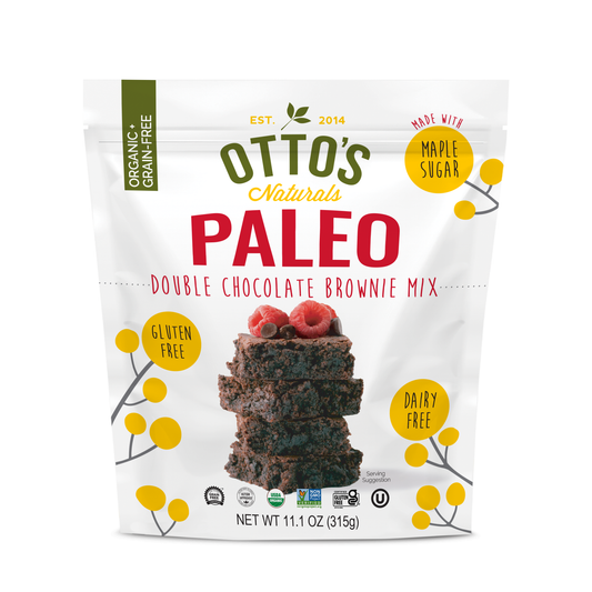 Otto Gluten-Free Organic Paleo Double Chocolate Brownie Mix 315g – Case of 6