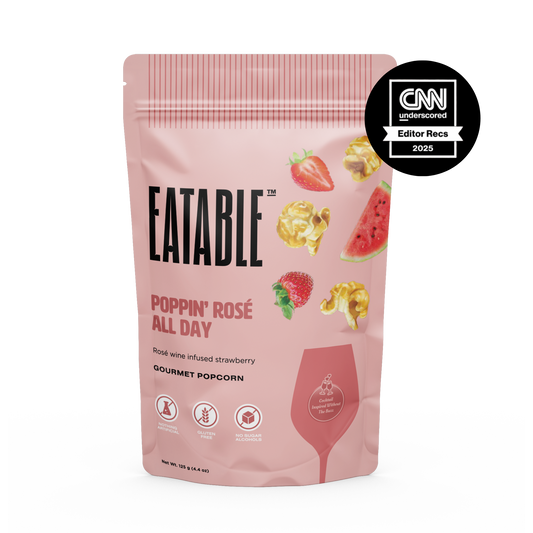 Eatable Popcorn Poppin' Rose All Day 125g – Case of 6