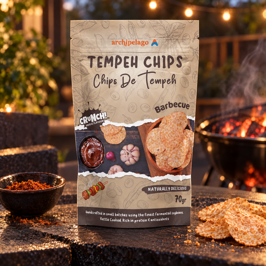 Archipelago Tempeh Chips BBQ 70g – Case of 22