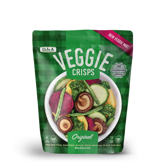 DJ&A Veggie Crisps Original 90g – Case of 9
