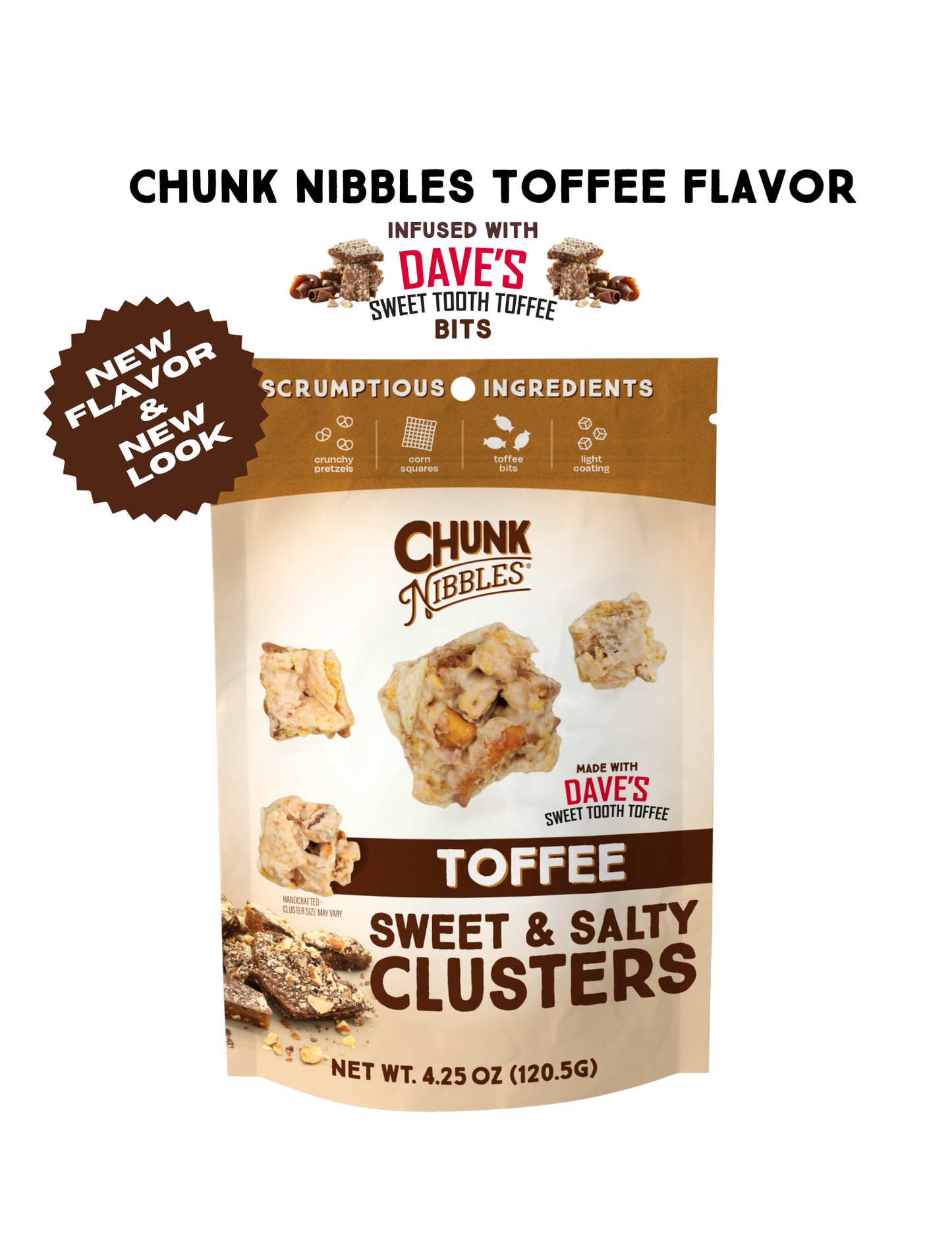 Toffee Chunk Nibbles Pouch