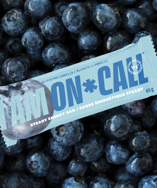 On Call Energy Bar Blueberry Vanilla 65g – Case of 12