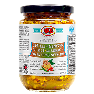 Aki's Pickle Chilli & Ginger 375ml – Case of 12
