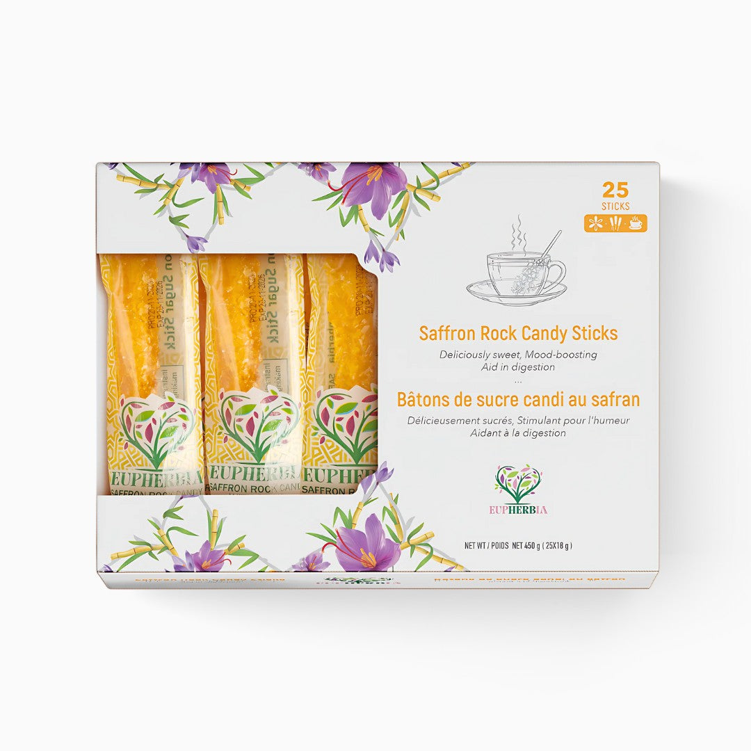 Eupherbia Rock Candy Sticks Saffron 25ct – Case of 12
