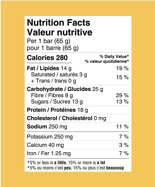 On Call Energy Bar Peanut Butter Chocolate Chip 65g – Case of 12