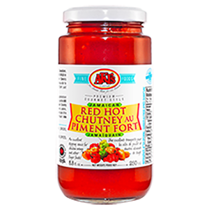 Aki's Chutney Jamaican Red Hot 250ml – Case of 12
